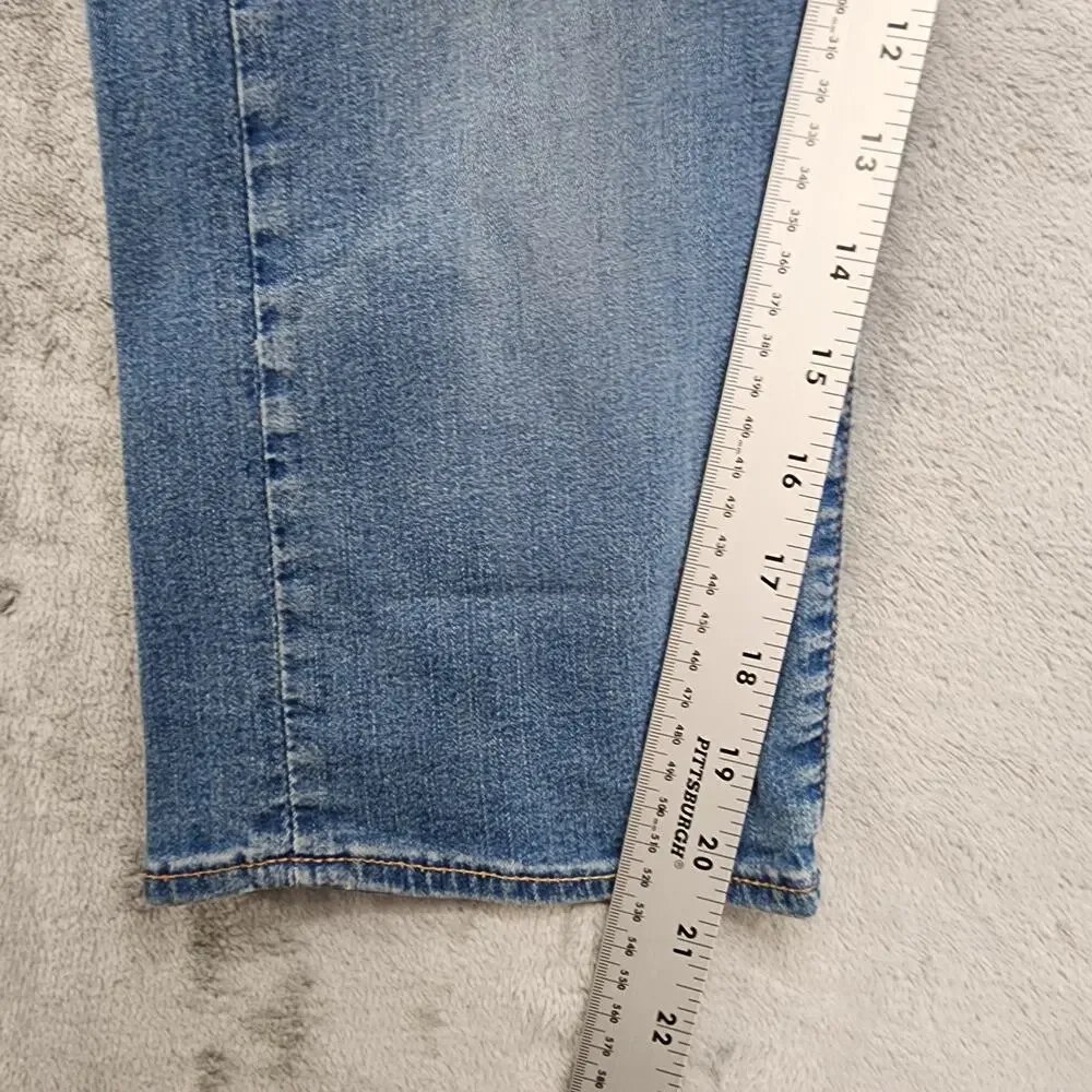 NEW Levi's Premium 505 Cool Cropped Jeans Mens W28 Stretch Denim Japan Exclusive